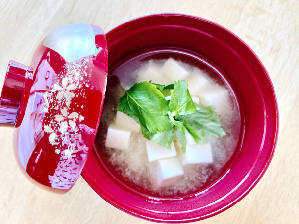 Miso soup made from Dashi